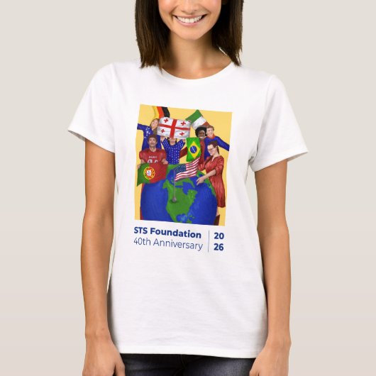 STS Foundation 40th Anniversary Women's T-Shirt (Vorderseite)