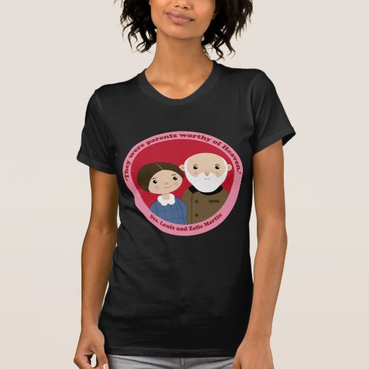 Sts. Louis und Zelie Martin T-Shirt (Vorderseite)