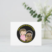 Sts. Perpetua und Felicity Postkarte (Stehend Vorderseite)