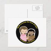 Sts. Perpetua und Felicity Postkarte (Vorne/Hinten)