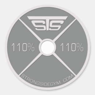 STS Plakataufkleber Runder Aufkleber