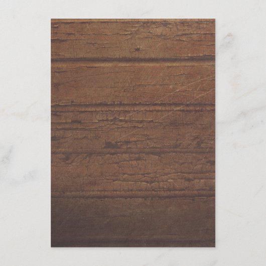 Sttring Lights Rusti-Hochzeitsstimmung Begleitkarte (Rückseite)