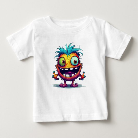 Stu 001 ist der Mini-Troll Baby T-shirt (Vorderseite)