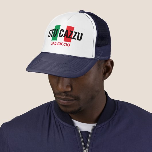 Stu Cazzu Personalisiert Trucker Hat Truckerkappe (Beispiel)