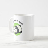 Stu-panda-ous Funny Panda Pun Kaffeetasse (Vorderseite Links)