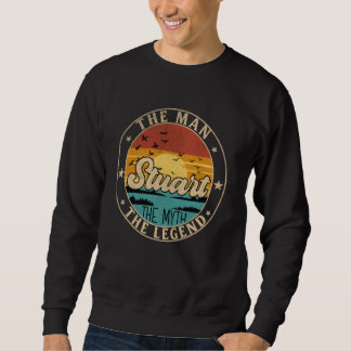 STUART Der Mann Der Mythos Die Legende Vorname Sweatshirt