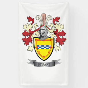 Stuart-Familienwappen-Wappen Banner
