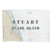 Stuart FL Authentische ⚓ Kissenbezug (Vorderseite)