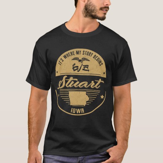 Stuart Iowa Es ist der Anfang meiner Geschichte T-Shirt (Vorderseite)