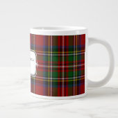 Stuart Kariert Tartan Christmas Jumbo-Tasse (Rechts)