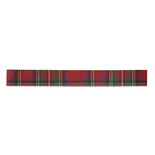 Stuart Kariert Tartan Christmas Satinband (Vorderseite)