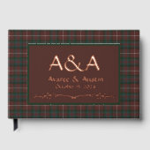 Stuart of Bute Modern Original Scottish Tartan Gästebuch (Vorderseite)