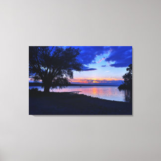 STUART PARK CAYUGA LAKE CANVAS DRUCKEN LEINWANDDRUCK