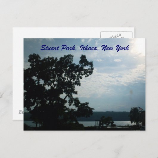 STUART PARK, ITHACA, NEW YORK Postkarte (Vorne/Hinten)