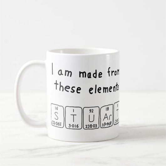 Stuart Periodenname Tasse (Links)
