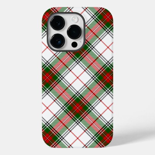 Stuart / Stewart Red Green Kariert Case-Mate iPhone Hülle (Rückseite)