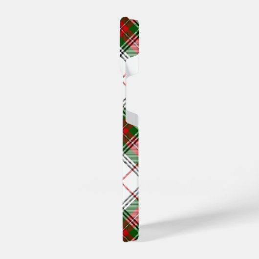 Stuart / Stewart Red Green Kariert iPhone Hülle (Linke Seite)