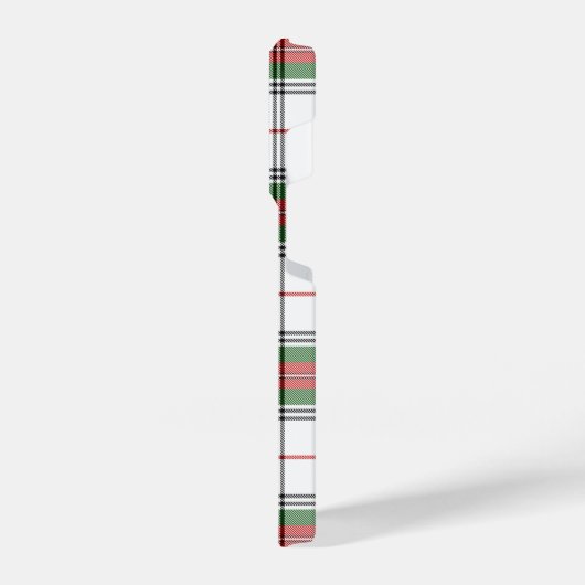 Stuart / Stewart Red Green Kariert iPhone Hülle (Linke Seite)