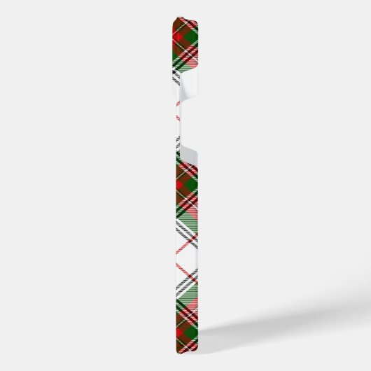 Stuart / Stewart Red Green Kariert iPhone Hülle (Linke Seite)