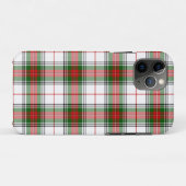 Stuart / Stewart tartan, weiß grün kariert Case-Mate iPhone Hülle (Rückseite (Horizontal))