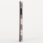 Stuart / Stewart tartan, weiß grün kariert Case-Mate iPhone Hülle (Hinten/Rechts)