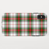 Stuart / Stewart tartan, weiß grün kariert Case-Mate iPhone Hülle (Rückseite (Horizontal))