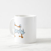 Stuart- u. Stewart-Storch Kaffeetasse (Vorderseite Links)