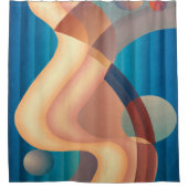 Stuart Walker - Komposition Nr. 61 Duschvorhang (Vorderseite)