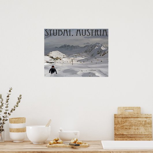 Stubai Glacier Poster (Küche)