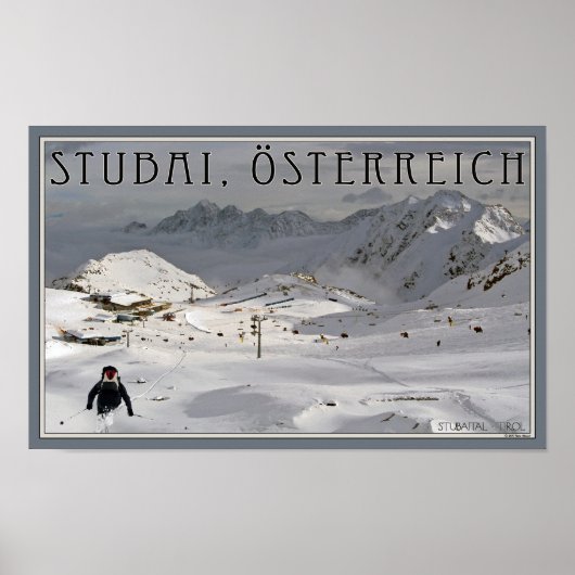 Stubai Glacier Poster (Vorne)