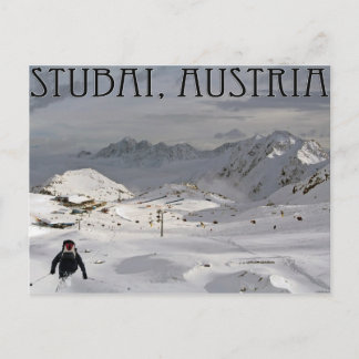 Stubai Glacier Postkarte