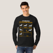 Stubbon Dackel Tricks T-Shirt (Vorne ganz)
