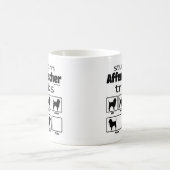 Stubborn Affenpinscher Tricks Kaffeetasse (Mittel)