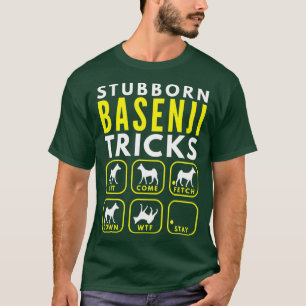 Stubborn Basenji Tricks - Dogentraining T-Shirt