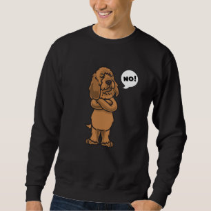 Stubborn Basset fauve de Bretagne Dog lustig Sweatshirt