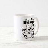 Stubborn Beagle Tricks Kaffeetasse (VorderseiteRechts)