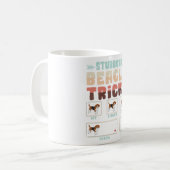 Stubborn Beagle Tricks Kaffeetasse (Vorderseite Links)