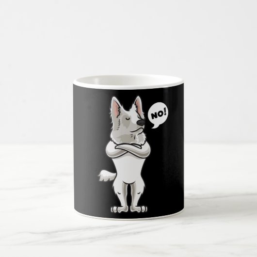 Stubborn Berger Blanc Suisse Kaffeetasse (Mittel)