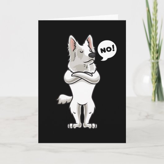 Stubborn Berger Blanc Suisse Karte (Vorderseite)