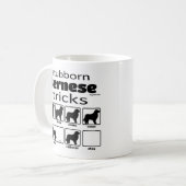 Stubborn Bernese Tricks Kaffeetasse (Vorderseite Links)