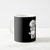 Stubborn Bichon Frisé Dog Kaffeetasse (Vorderseite Links)