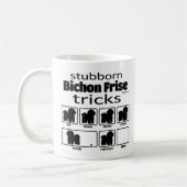 Stubborn Bichon Frise Tricks Kaffeetasse (Links)