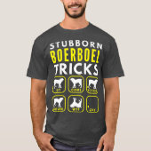 Stubborn Boerboel Tricks - Hundeschulungsprämie T-Shirt (Vorderseite)