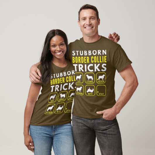 Stubborn Border Collie Tricks - Dogentraining T-Shirt (Unisex)