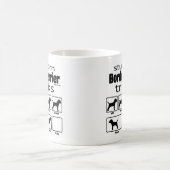 Stubborn Border Terrier Tricks Kaffeetasse (Mittel)