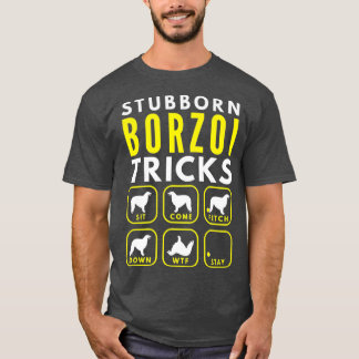 Stubborn Borzoi Tricks - Hundeschulungsprämie T-Shirt