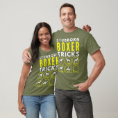 Stubborn Boxer Tricks - Dogentraining T-Shirt (Unisex)