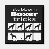 Stubborn Boxer Tricks Magnet (Vorne)
