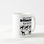 Stubborn Brittany Spanish Tricks Kaffeetasse (VorderseiteRechts)