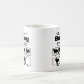 Stubborn Bulldog Tricks Kaffeetasse (Mittel)